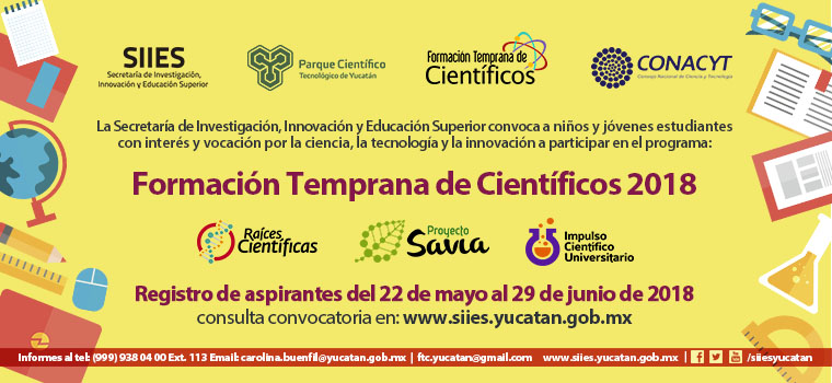 Formación Temprana de Científicos 2018