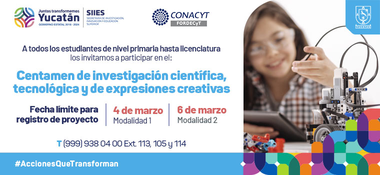 Certamen de Proyectos de Investigación Científica, Tecnología y de Expresiones Creativas