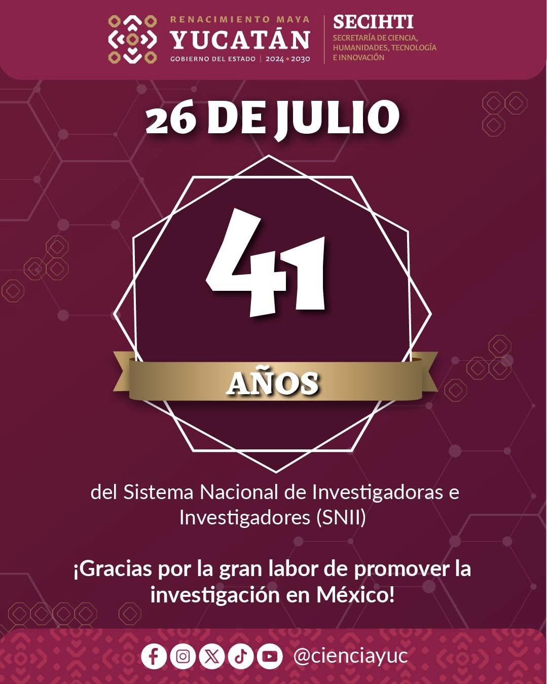¡41 años impulsando la ciencia en México!
