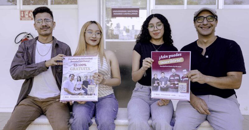 Universidad Nacional Rosario Castellanos ofrece educación superior gratuita y flexible en Kanasín