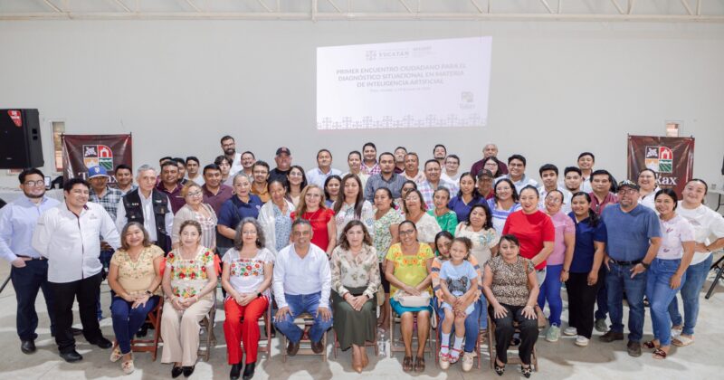 Inician en Tekax encuentros ciudadanos para construir agenda de inteligencia artificial en Yucatán