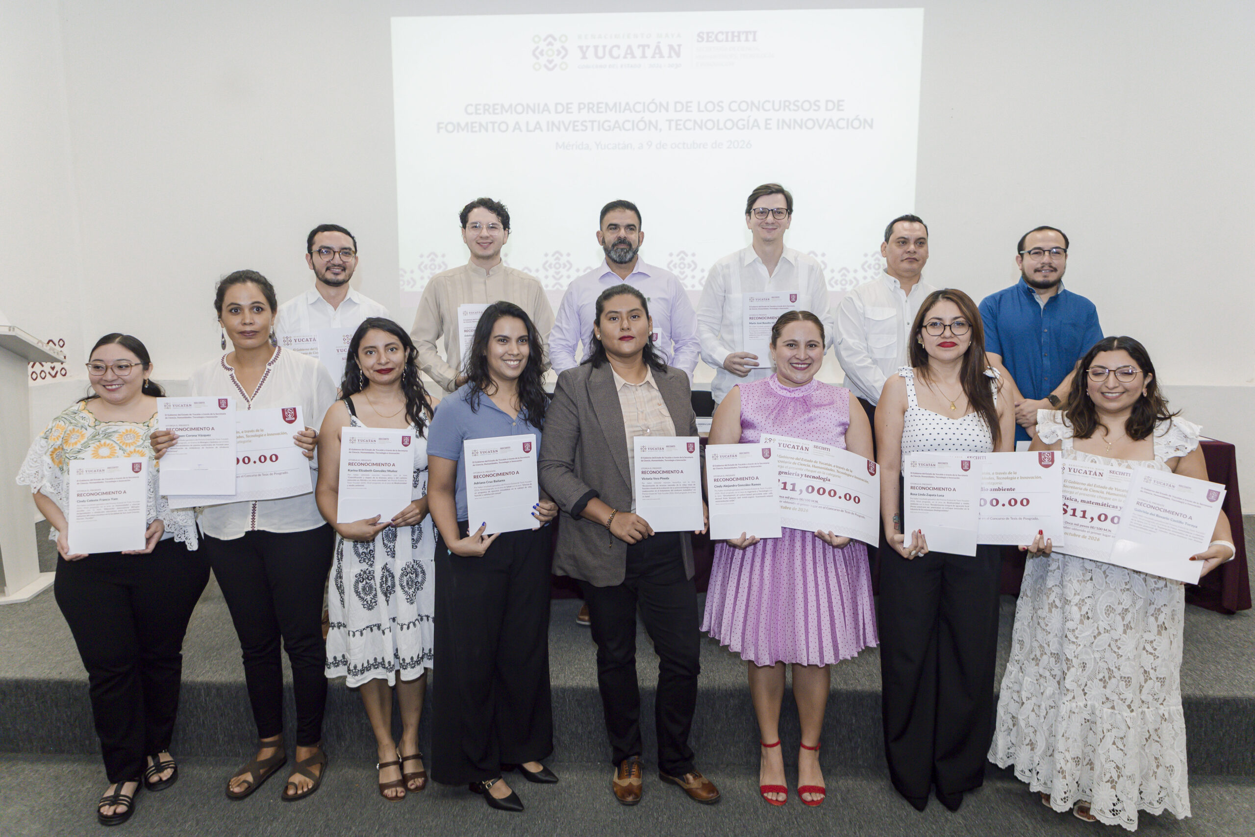 Yucatán reconoce talento científico con premios por 232 mil pesos